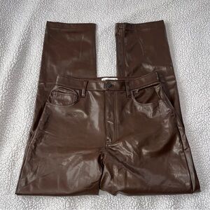Abercrombie Faux leather pants